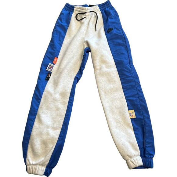 EUC NIKE Icon Clash Loose Fit Royal Blue Colorblock Jogger Pants Women’s XS - Picture 6 of 13
